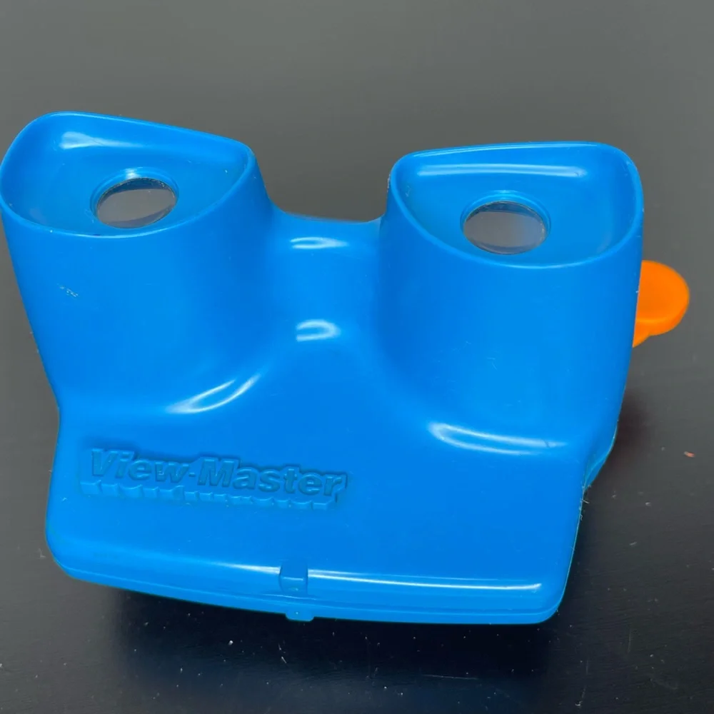Vintage‎ Tyco Toys Blue and Orange Viewmaster Reel Viewer Toy
